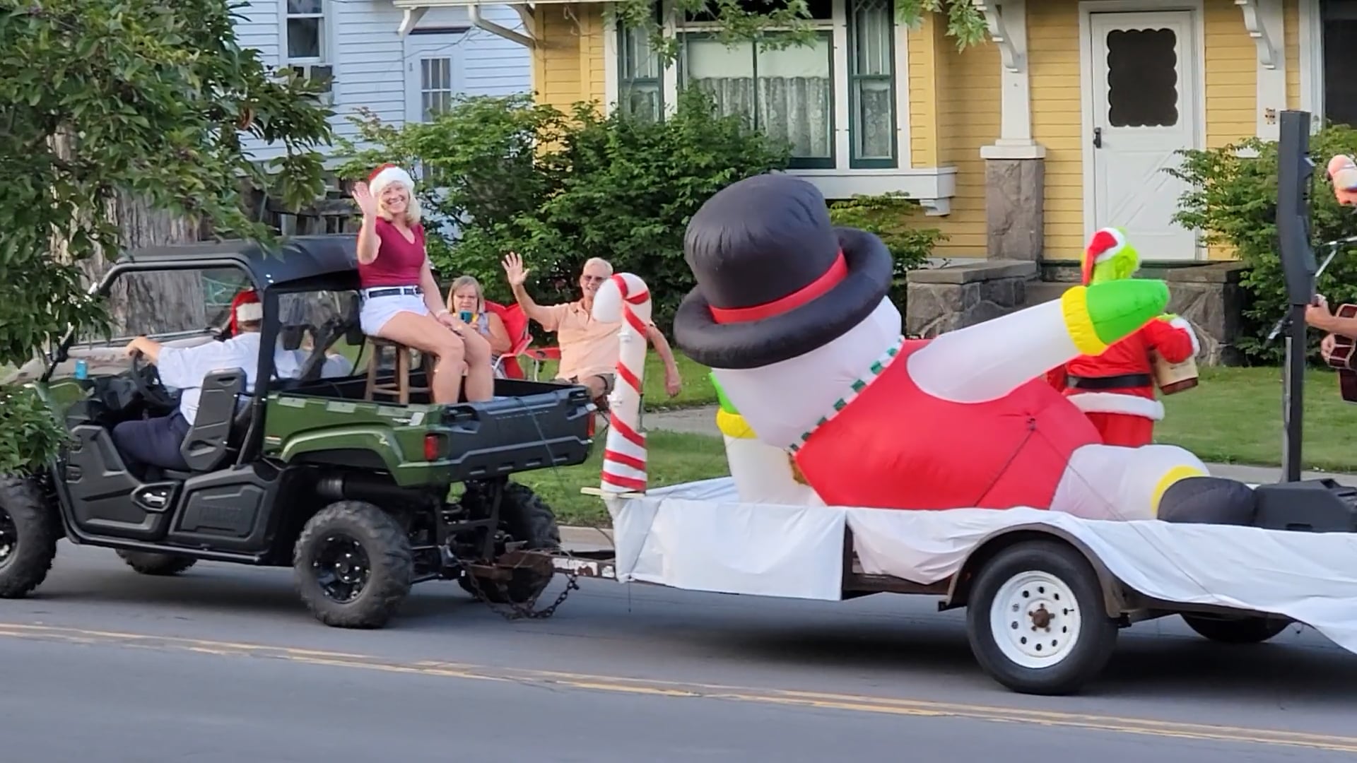 1st Annual Christmas In July River Santa Parade Alexandria Bay